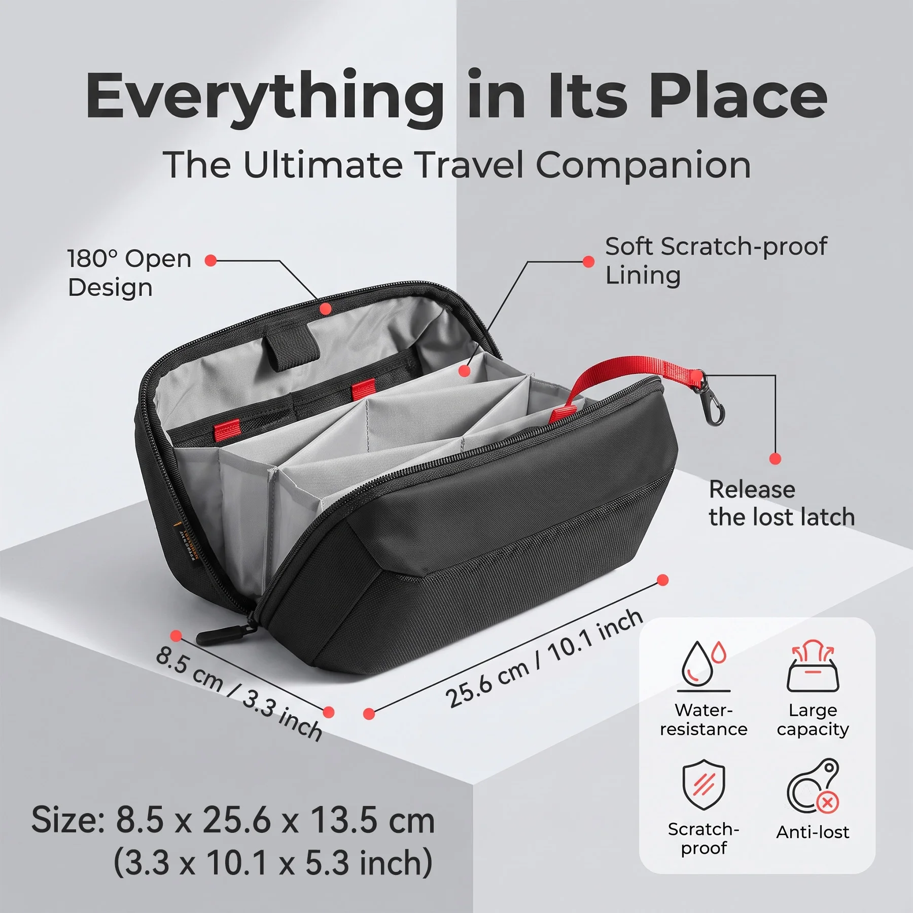 Reise-Technik-Organizer-Tasche – Tech Accessories For Travel Bewertung und Preis